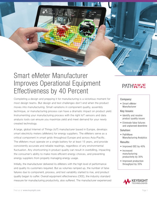 Improve Operational Equipment Effectiveness by 40 Percent PDF Asset
